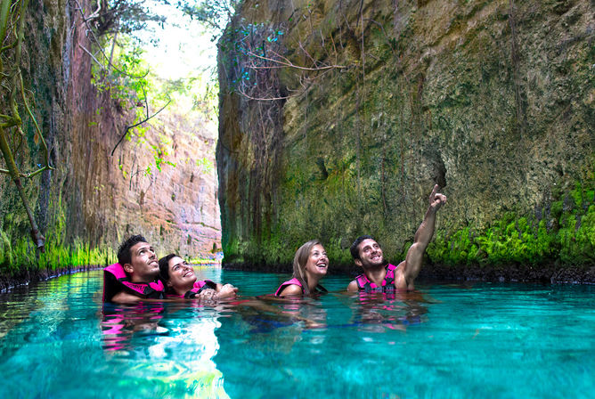 Xcaret Plus Tour: Includes Transport, Park Entry, Lunch, Drinks & Show image 3