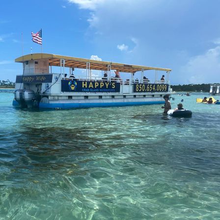 BYOB Pontoon Party Boat to Crab Island  image 7