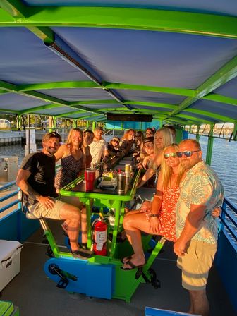 Private Paddle Pub Party Boat: BYOB Cycle Cruise (Daytona Beach) image 19