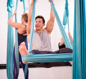 Stretch & De-stress: AIR® Aerial Fitness Class with BYOB Option image 3