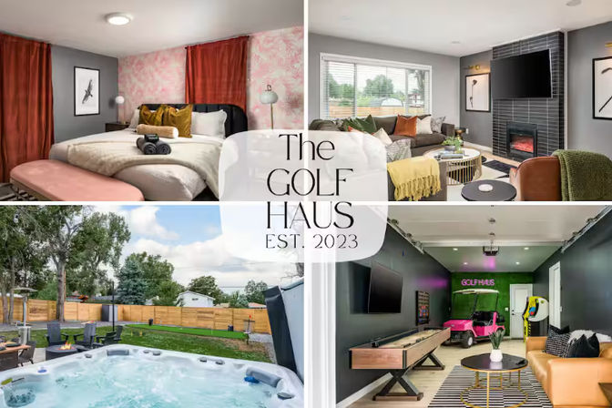 Golf Haus Denver: Features Private Hot Tub, Mini-Golf Course & Arcade Games image 35