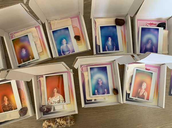 Aura Readings & Polaroid Party with Personalized Crystal for Each Aura image 3