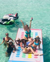 Private Pontoon Party for Up to 6 Guests with Captain, Waterslide, Snorkeling & More (2-4 Hours BYOB Charter) image 3