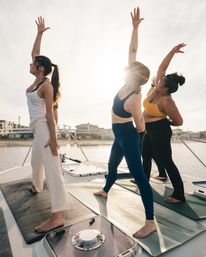 Namaste Afloat: Private Yoga Cruise on Mission Bay image 2