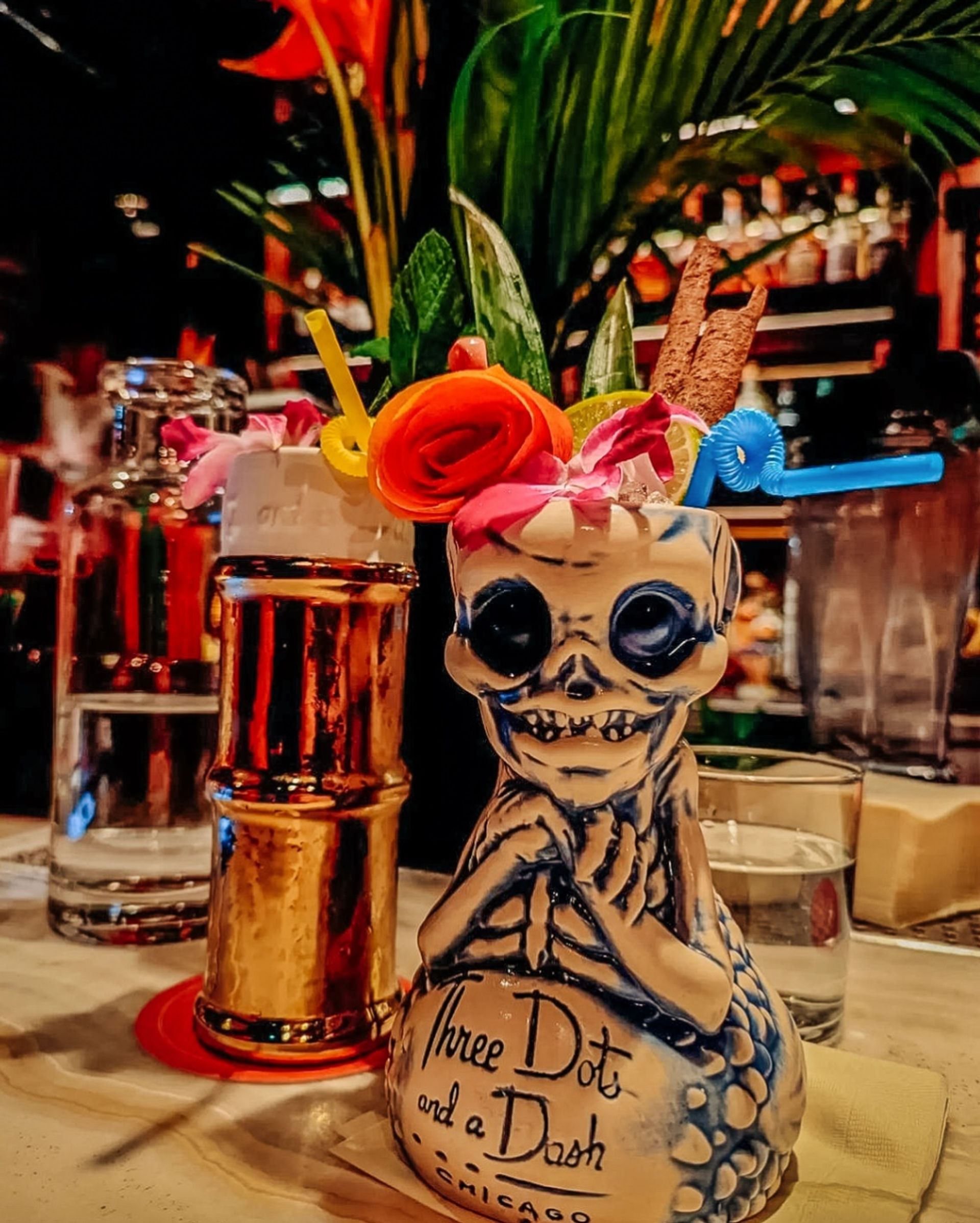 Insta-Worthy Tiki Cocktail Bar Dining & Drinks Experience at Three Dots and a Dash image 2