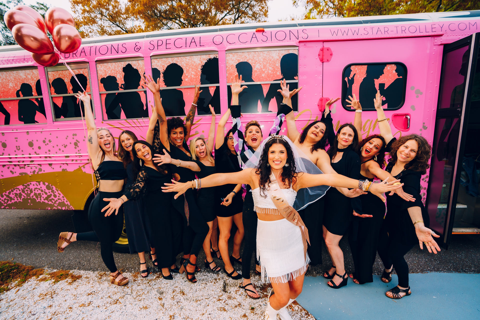 The Pink Party Bus: Voted #1 Bachelorette Experience with Private Bar & Optional VIP Bartender On Board (BYOB) image 1