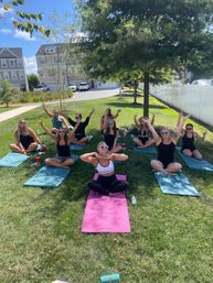 Private Yoga Class with Custom Playlists, Mimosa Add-Ons, and Cold Lavender Eye Towels image 40