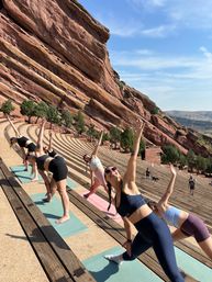 Private Yoga Class with Custom Playlists, Mimosa Add-Ons, and Cold Lavender Eye Towels image 26