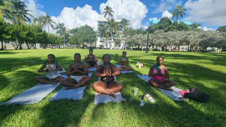 Private Yoga Class with Custom Playlists, Mimosa Add-Ons, and Cold Lavender Eye Towels image 16