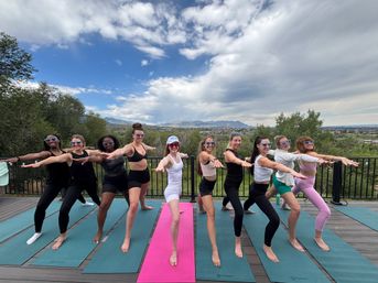 Private Yoga Class with Custom Playlists, Mimosa Add-Ons, and Cold Lavender Eye Towels image 29