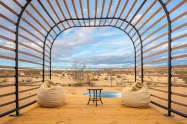 The Golden Abode: 3-Bedroom Rental with Fire Pit, Hammocks, Hot Tub & Cowboy Pool with Deck for the Ultimate Desert Escape image 54