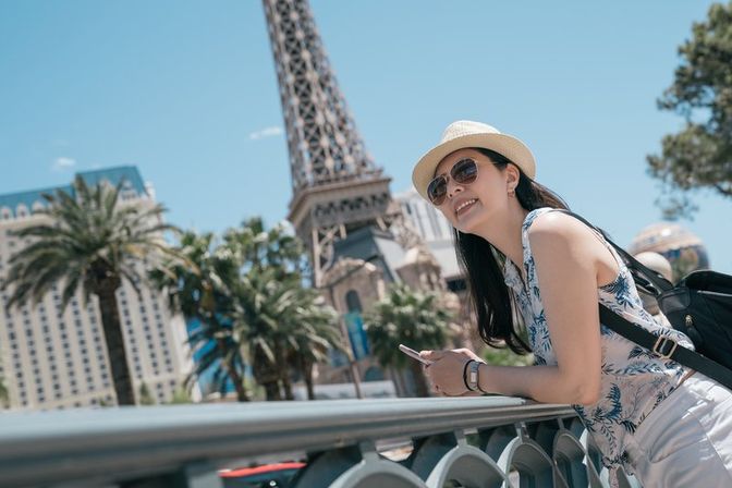 Insta-Worthy Professional Photoshoot at The Strip & Bellagio Fountains image 1