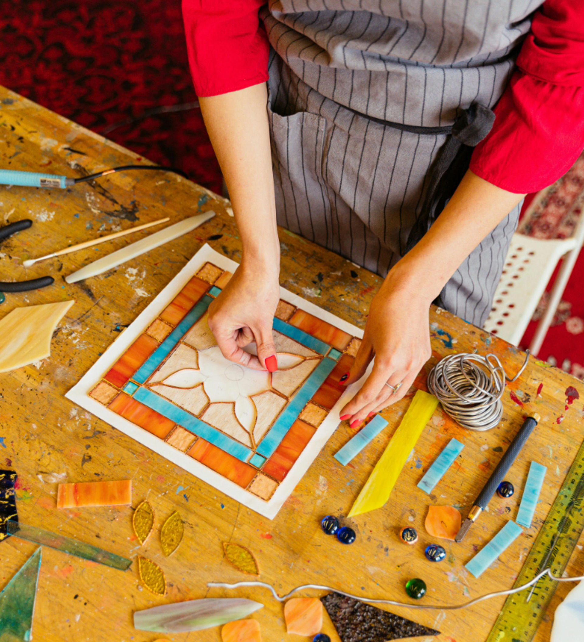 Modern Stained Glass: A Creative Group Experience image 1