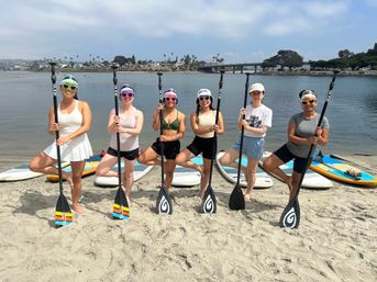 Paddleboard (SUP) Yoga in Coronado or Mission Bay image 2