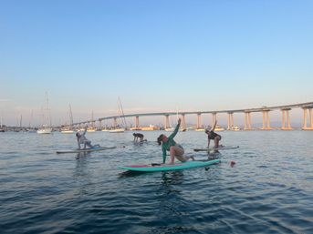 Paddleboard (SUP) Yoga in Coronado or Mission Bay image 10