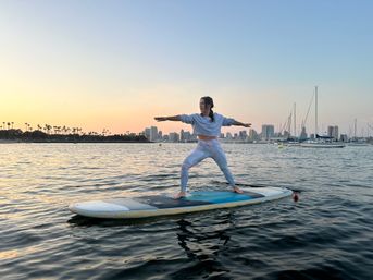 Paddleboard (SUP) Yoga in Coronado or Mission Bay image 8