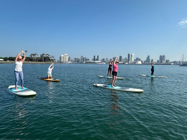 Paddleboard (SUP) Yoga in Coronado or Mission Bay image 4