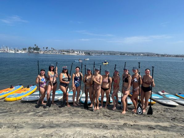 Paddleboard (SUP) Yoga in Coronado or Mission Bay image 7