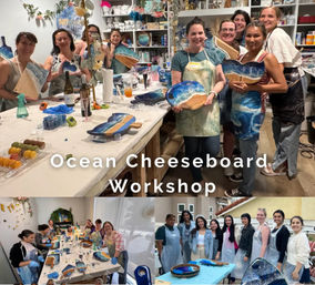 Epoxy Resin Art Workshop: Make an Ocean Cheeseboard image 8