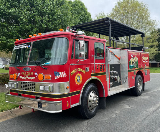 Fire Truck Party Bus: One-of-a-Kind Mobile Party Touring Beach Towns image 1