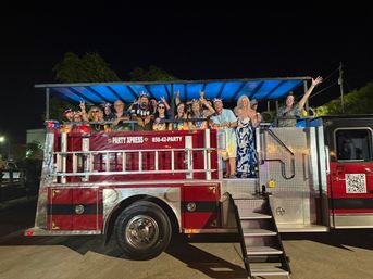 Fire Truck Party Bus: One-of-a-Kind Mobile Party Touring Beach Towns image 13