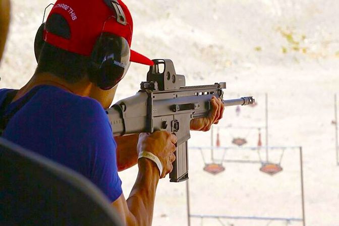 Outdoor Shooting Experience with Adrenaline Mountain Las Vegas image 1