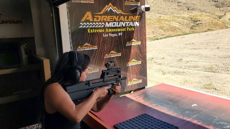 Outdoor Shooting Experience with Adrenaline Mountain Las Vegas image 3