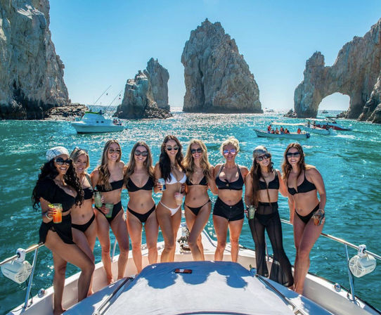 All-Inclusive Luxury Yacht Party: Unlimited Cocktails, Delicious Food, and Stunning Cabo Backdrops image 1