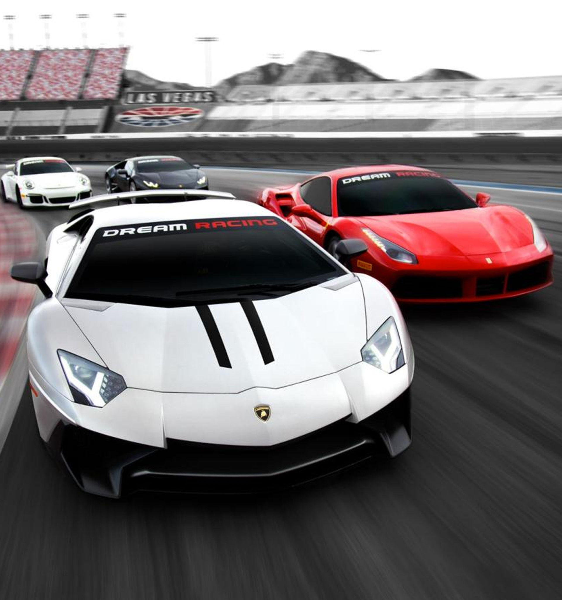 Race a Ferrari, Lambo or Porsche at The Las Vegas Motor Speedway, No Experience Required image 1