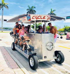 Cycle BYOB Party Wynwood Bar Crawl on Miami's Top Party Bike image 1