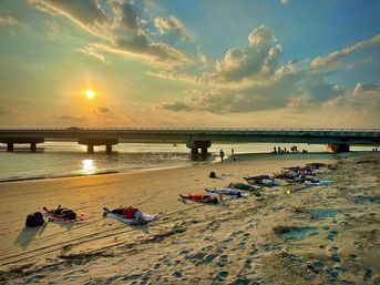 Private Yoga Group Session Hosted at Beach Location, Home Rental, or Waterfront Parks with Aromatherapy, Gift Bags, & More image 7