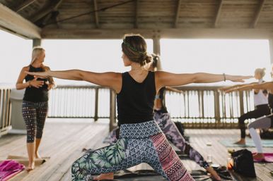 Private Yoga Group Session Hosted at Beach Location, Home Rental, or Waterfront Parks with Aromatherapy, Gift Bags, & More image 17