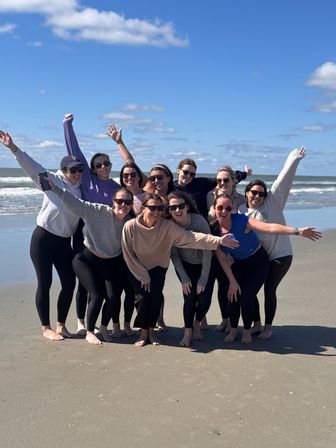 Private Yoga Group Session Hosted at Beach Location, Home Rental, or Waterfront Parks with Aromatherapy, Gift Bags, & More image 107
