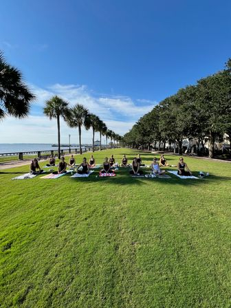 Private Yoga Group Session Hosted at Beach Location, Home Rental, or Waterfront Parks with Aromatherapy, Gift Bags, & More image 92