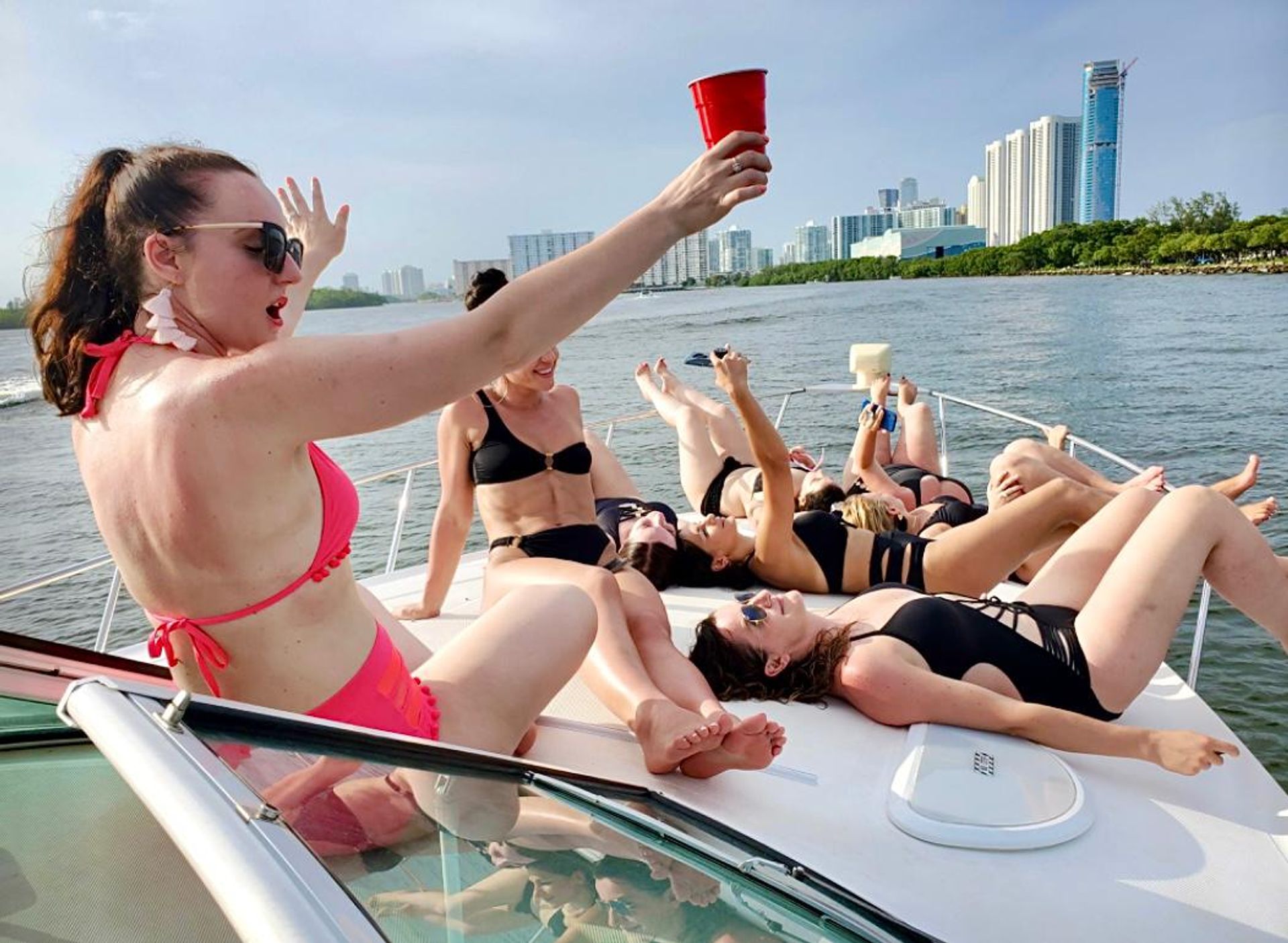 Miami Luxury Private Yacht Charter: Sandbar Party, Music & VIP Experience image 1