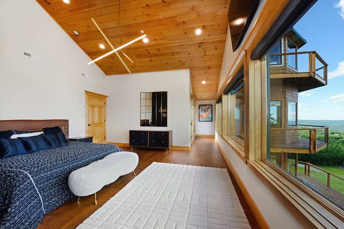 The Summit House: Luxe Catskills Stay with Hot Tub & Views image 24