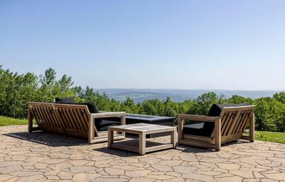The Summit House: Luxe Catskills Stay with Hot Tub & Views image 3