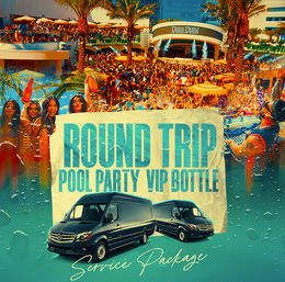 Vegas Pool Party with VIP Bottle Service & Luxury Round Trip Transport  image