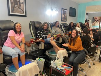 Sip, Soak & Sparkle Spa Parties at Polish & Pour image 30