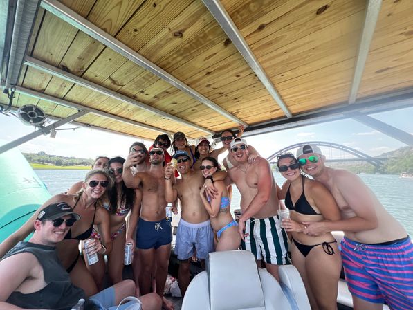 Last Cruise Before the I Do's: Bachelor Party Pontoon Charter on Lake Austin image 2