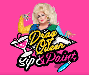 Drag Queen Sip & Paint - Glam Makeover: Private Party at Your Location (BYOB) image 6