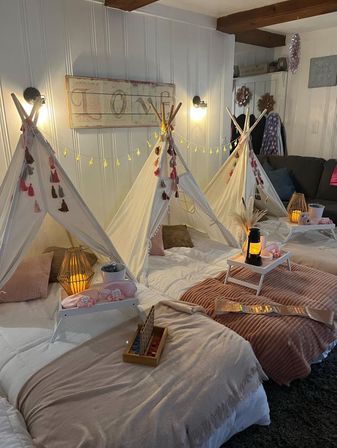 Luxury Sleepovers with Party Decorations and Fun Teepee Tents image 3