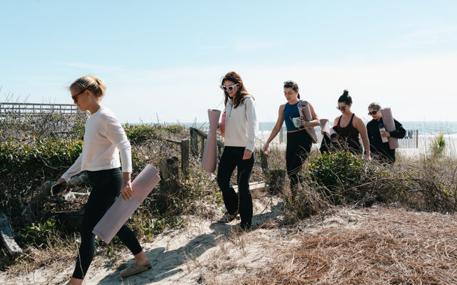 Bachelorette Beach Yoga: Private Group Session with Your Choice of Style image 4