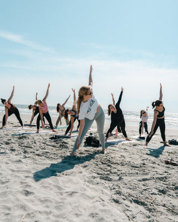 Bachelorette Beach Yoga: Private Group Session with Your Choice of Style image 3
