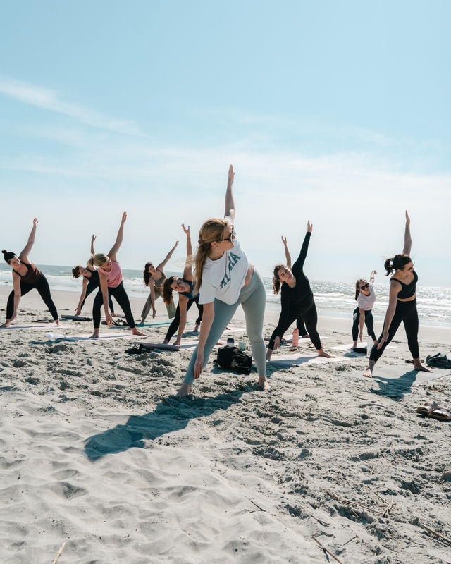 Bachelorette Beach Yoga: Private Group Session with Your Choice of Style image 3