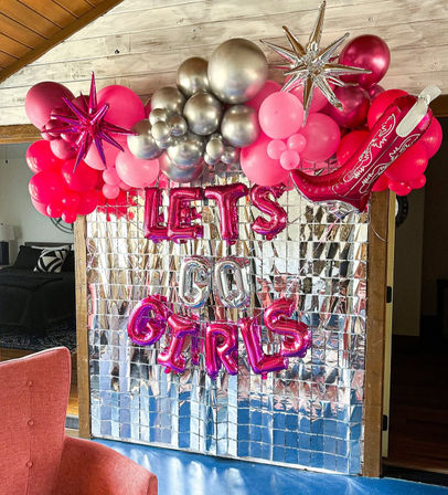 Bachelorette Party Decor Packages with Balloon Arches, Backdrops & Full Setup image 10
