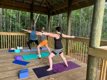 Navigate to your Exclusive Beach Yoga Class with Sound Bowl, Chilled Towels, and Party Decor Options image 18