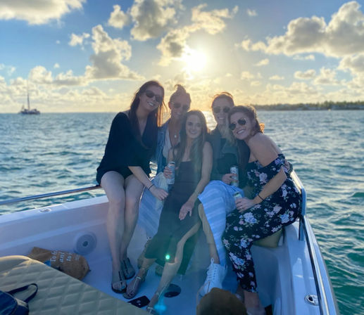 Sunset Cruise on the SUV of the Sea: Luxury Private Boat Rental image 2