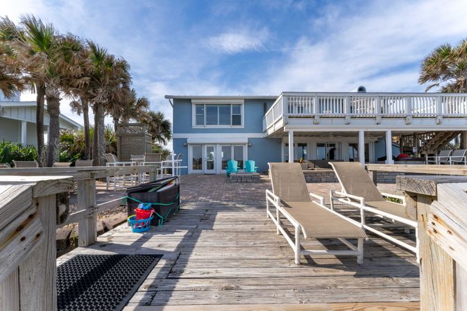 Gone Coastal: 5 BR Beach Front Villa with Hot tub in South Ponte Beach image 69