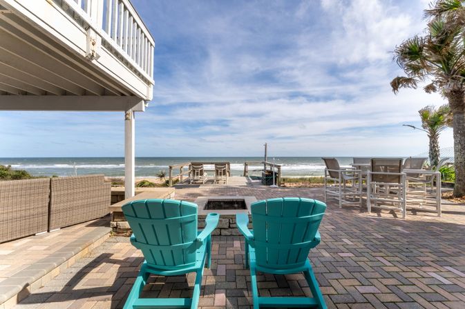 Gone Coastal: 5 BR Beach Front Villa with Hot tub in South Ponte Beach image 63